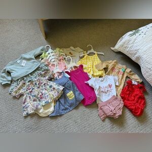 Baby girl 0-3 month clothing bundle